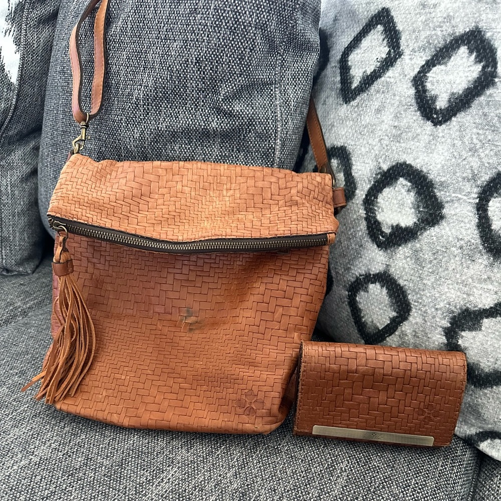 Patricia Nash handbag with matching wallet